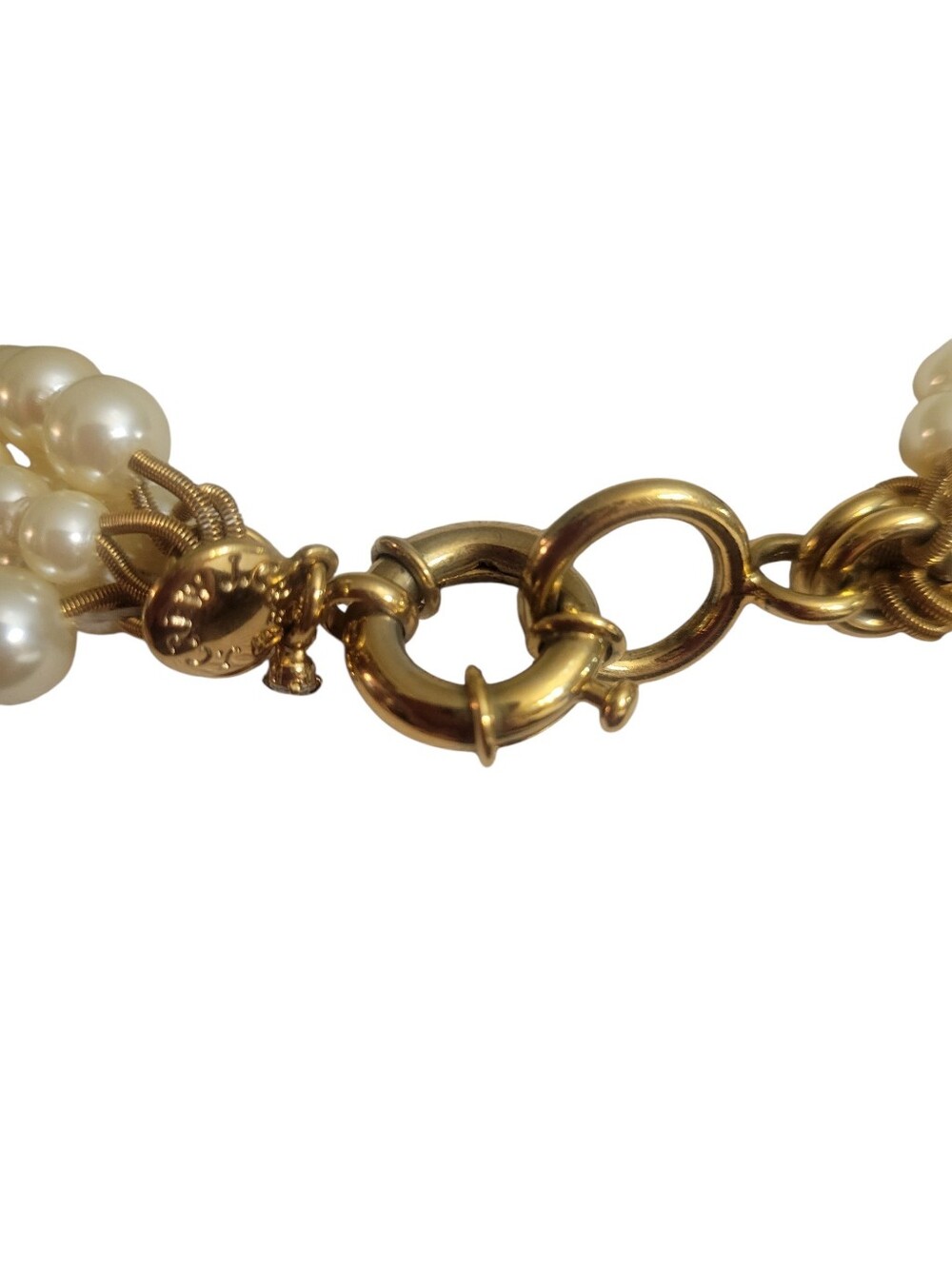 J. Crew Factory 5 Strand Faux Pearl Necklace - Picture 5 of 6